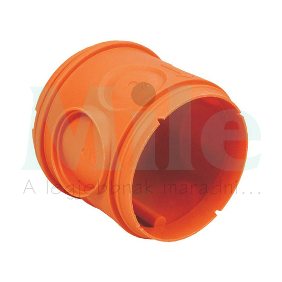 Betondoboz magas 1-es kerek 78mm x műanyag narancs KBT KOPOS